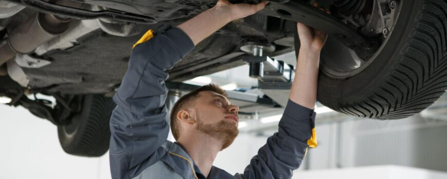 Mechanic Working on Auto Repair