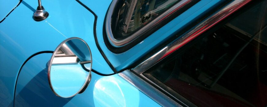 Round Porsche View Mirror